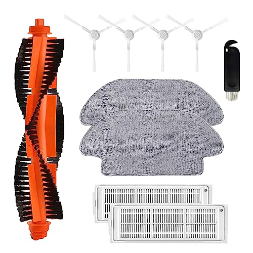 10 piezas Kit de Accesorios de Repuesto Robot Aspiradora Universal, Recambios Vacuum Compatible Con Xiaomi Robot Vacuum Mop 2S/XMSTJQR2S/STYJ02YM /B106CN/Conga 3490 (10 piezas)