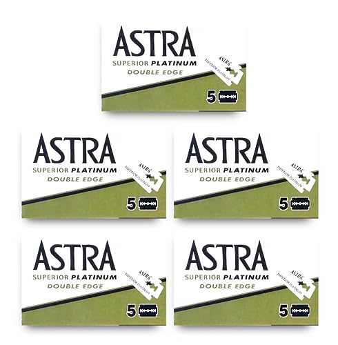 25 cuchillas de afeitar Astra Platinum