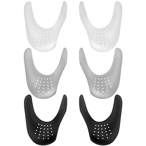 3 Pares Escudo de Zapatos, Protectores para Zapatillas de Deporte, Protector de Arrugas de Zapatos, Antiarrugas de Zapatos, Prevenga Hendidura Pliegue Calzado Deportivo