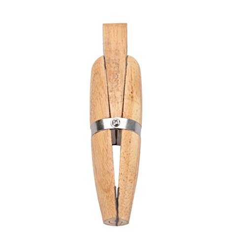 Abrazadera de anillo de madera de 130G con mordazas, abrazadera de joyería de madera, herramienta de abrazadera de joyería de madera, para sujetar anillos y otros artículos pequeños.