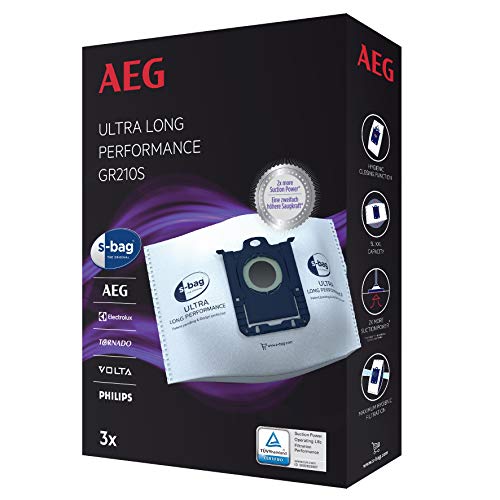 AEG GR210S S-Bag Ultra Long Performance Pack con 3 Bolsas