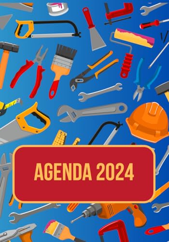 Agenda 2024 para trabajadores independientes: Organizador Anual de Trabajo 2024. Electricistas, Fontaneros, Albañiles, Carpinteros, Reparaciones, Técnicos, Informáticos, etc.