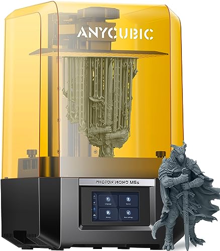 ANYCUBIC-Photon Mono M5s Impresora 3D Resina 12K, Pantalla LCD Monocromática Ultra 12K de 10,1 Pulgadas, Nivelación Automática Inteligente, Velocidad de Impresión 3X, Tamaño de Impresión 200x218x123mm