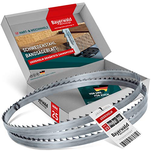 Bayerwald Uddeholm - Hoja de sierra de cinta (2240 x 20 x 0,5 x 7 cm, apta para todos los tipos de madera/cinta de sierra, apta para Metabo BAS 317 PRECISION DNB. Metabo BAS 317 PRECISION WNB)