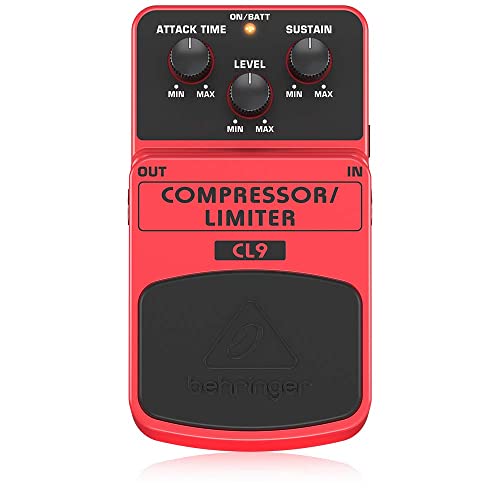 Behringer COMPRESSOR/LIMITER CL9 Pedal de efectos de compresor/limitador clásico