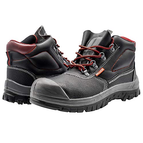 Bellota 7230340S3 - Botas de Seguridad Classic de Hombre y Mujer (Talla 40) de Piel Hidrofugada con Forro Acolchado Transpirable y Puntera Reforzada