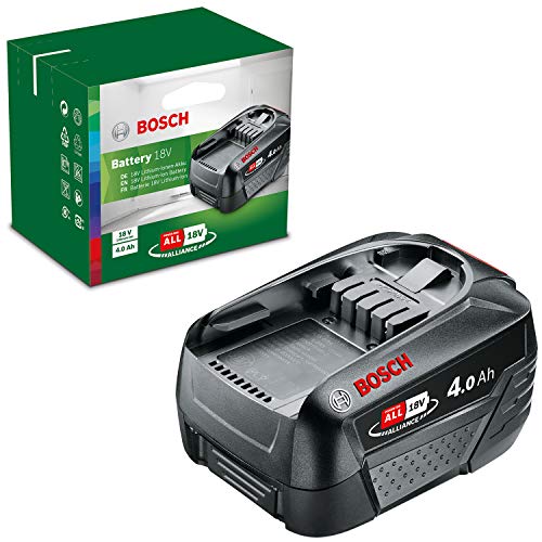 Bosch Home and Garden batería PBA 18V 4.0Ah W-C (sistema de 18 voltios, 4,0 Ah, en caja)