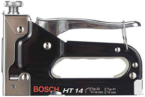 Bosch Profesional 1x Grapadora Manual HT 14 (Para grapas del tipo 53, de 4/6/8/10/12/14 mm, Accesorios Manual)