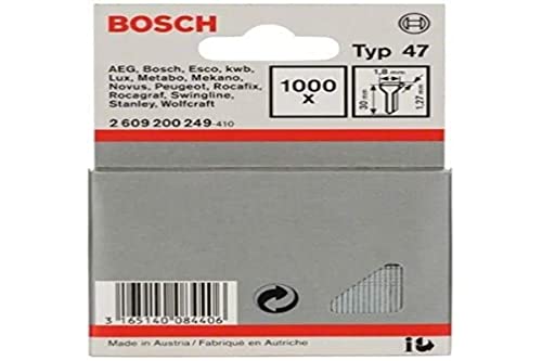 Bosch Profesional 2 609 200 249 - Clavo tipo 47-1,8 x 1,27 30 mm (pack de 1000)