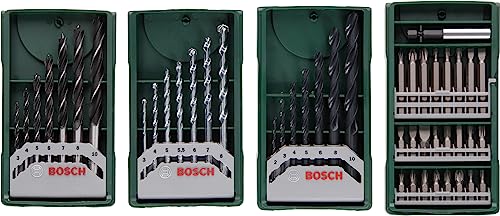 Bosch Profesional Mini X-Line - Multipack 3+1 de brocas y puntas