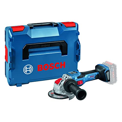 Bosch Professional BITURBO amoladora angular a batería GWX 18V-15 SC (diámetro de disco 125 mm, con módulo Connectivity, velocidad variable, inserción X-LOCK, en maletín L-BOXX)