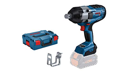 Bosch Professional BITURBO GDS 18V-1050 H - Atornillador de impacto a batería (Brushless, 18V, 1050 Nm, tornillos hasta M24, sin batería, en L-BOXX)