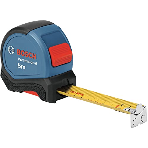 Bosch Professional - Cinta métrica con Autolock (longitud 5 m, ancho 27 mm, gancho magnético)