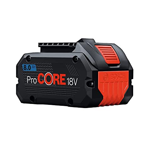 Bosch Professional ProCORE Batería Recargable 8.0Ah Li-Ion, Negro, 8.0 Ah ProCORE