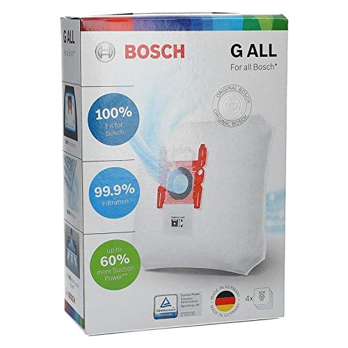 Bosch Siemens Bolsas para aspiradoras y microfiltros Bolsas de Filtro Tipo G BBZ41FG VZ41AFG 468383 00468383