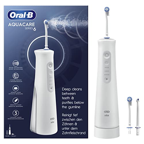 Braun Oral-B Aquacare Pro-Expert Irrigador Dental Inalámbrico Con Tecnología Oxyjet - Blanco