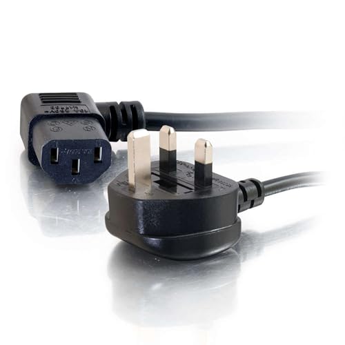 Cables To Go Universal Power Cord - Cable De Alimentación - Iec 320 En 60320 C13 (H) - Nema 5-15 (M) - 2 M - Conector De 90 Grados