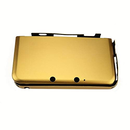 Caja de metal duro de aluminio Protector de la placa de la cubierta de la carcasa protectora Shell para Nintend 3DS LL/XL (amarillo)