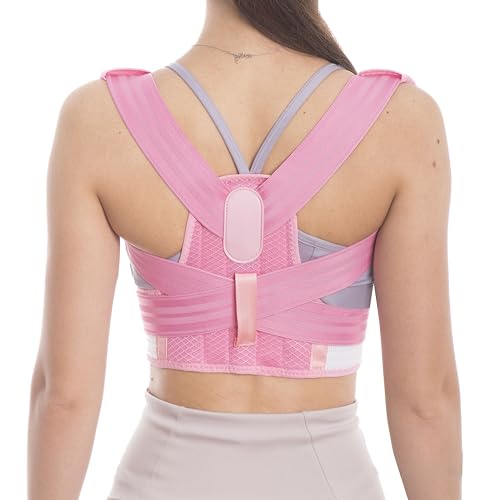 Corrector Postura Espalda para Mujer - Corrector Espalda para Corregir tu Postura y Liberarte del Dolor de Espalda - Soporte Cervical Cómodo y Ajustable ideal para usar en el día a día.