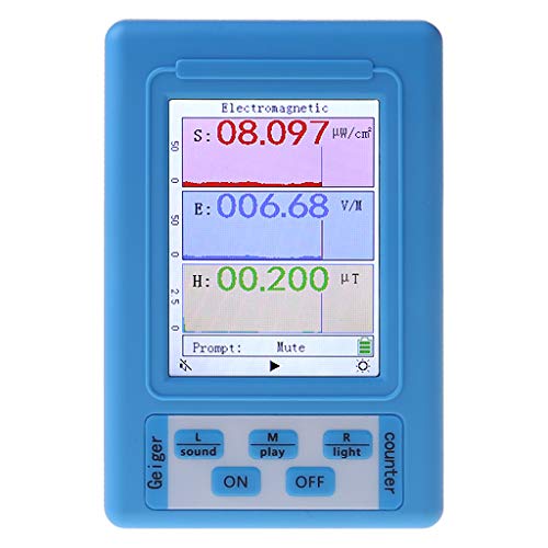 Detector de radiación electromagnética Medidor EMF Dosímetro de radiación Probador de monitor BR-9A Herramienta de medición de temperatura Kit de herramientas de medición electrónica Instrumentos de