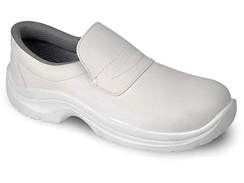 DIAN 29057 Color Blanco Talla 39, Zapato con Puntera de Seguridad Certificado CE EN ISO 20347 S2 Marca