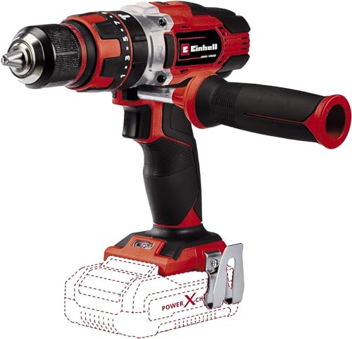 Einhell Taladro percutor TE-CD 18/48 Li-i-Solo Power X-Change 18 V, Rojo, Negro