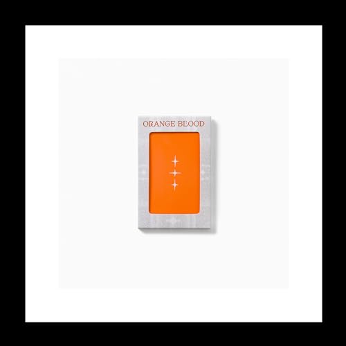 ENHYPEN Caja de versión de álbumes de sangre naranja Weverse + tarjeta QR + tarjeta fotográfica de remolque conceptual + tarjeta fotográfica + tarjeta de pista + seguimiento sellado