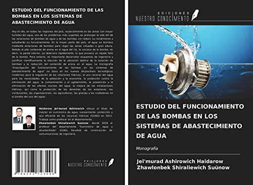 ESTUDIO DEL FUNCIONAMIENTO DE LAS BOMBAS EN LOS SISTEMAS DE ABASTECIMIENTO DE AGUA: Monografía