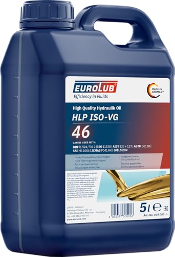 EUROLUB HLP ISO-VG 46 - Aceite hidráulico, 5 l