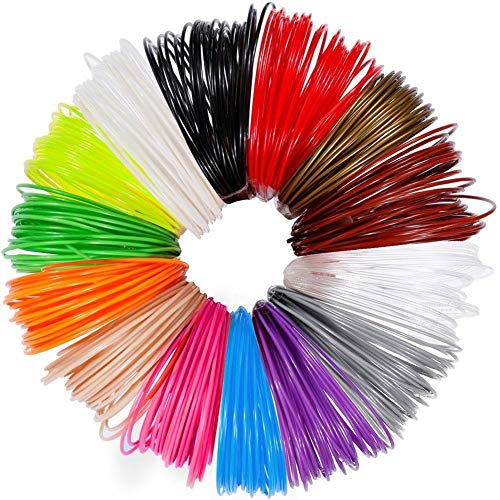 Filamento de 3D Pluma PLA 3D pluma filamento 20 colores 1,75 mm 5 metros (16.4ft) cada color Apto para Mayoría de 3D Plumas e 3D Impresoras Materiales de Impresión 3D para la 3D Pluma