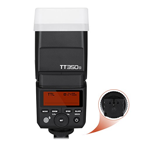 Godox TT350S Flash Speedlite para cámara TTL, Mini Thinklite HSS GN36 de 2.4G para cámaras Digitales sin Espejo Sony