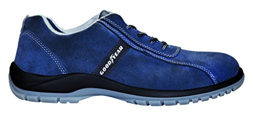 Goodyear G138/3052C - Calzado (piel serraje, talla 43) color azul