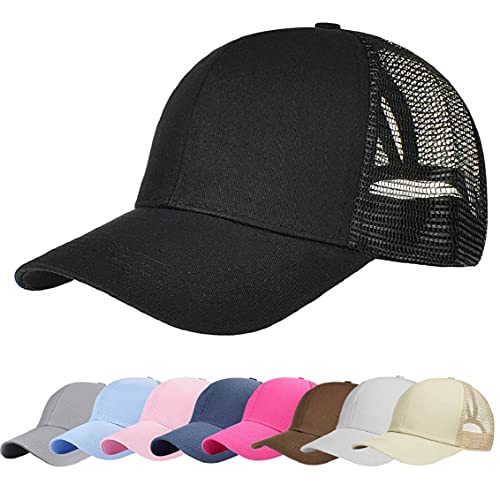 heekpek Gorra de Béisbol Casual Hats Hip-Hop Sombrero Sol al Aire Libre Tenis Deporte Golf Verano para Hombre Mujer Chico Media Tejido de Transpirable