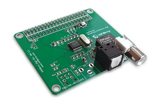 HiFiBerry Digi+ - Tarjeta de Sonido Digital para Raspberry Pi 2 Modelo B/B+/A+ con Toslink y Conector coaxial