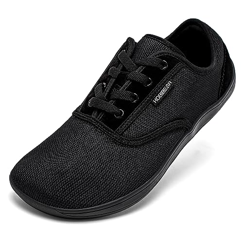 HOBIBEAR Unisex Zapatos Descalzos Barefoot Minimalistas Zapatillas Hombre Mujer(Todo Negro,EU 40)