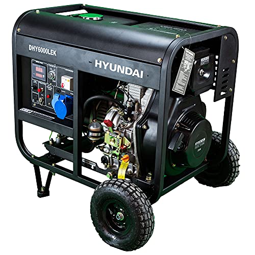 Hyundai Dhy6000Lek - Generador diesel serie pro 3.000 rpm