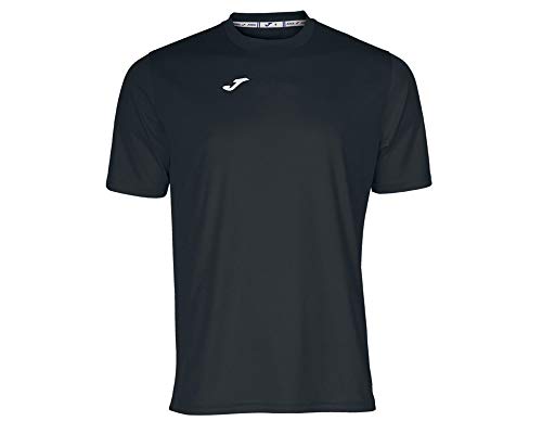 Joma Combi - Camiseta de Manga Corta, Hombre, Negro, M