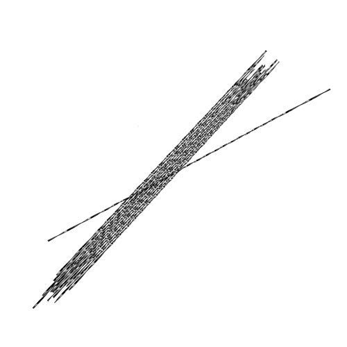 Juego de 12 hojas de sierra de marquetería para madera, metal, plástico, sierras de tallar (4#)