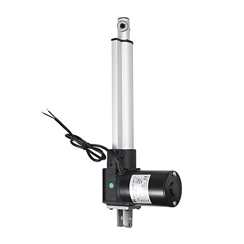 Justech DC 24V Actuador Lineal Motor 6000N 200mm para Auto RV Abridor Eléctrico de Puerta Construcción de Maquinaria Agrícola Industrial Vehículo de Barrido Limpios Buques de Carga y Otra Aplicacion