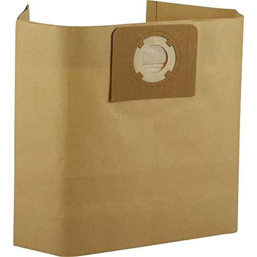 Kenekos- 12 bolsas de polvo adecuadas para la aspiradora de secado húmedo/industrial Masko I K 606DW, bolsa de polvo de papel con cubierta de cartón resistente, volumen de 30 litros