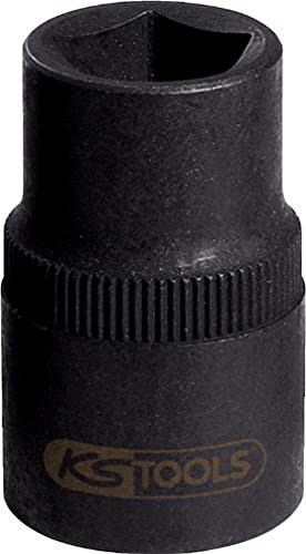 KS Tools 150.2154 1/2" Llave de vaso de pinzas portapastillas pentagonal, 14mm