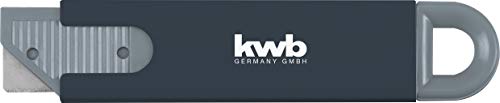 KWB Cuchillo de seguridad con automático tischem Cuchilla retráctil nutzbare, formato de bolsillo, de 4 caras de la hoja, 1 pieza, 013000