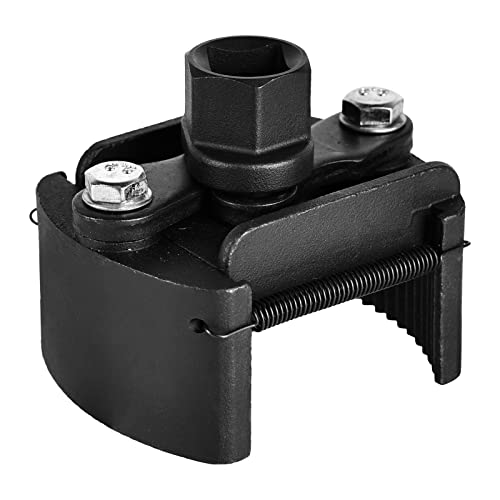 Llave del Filtro de Aceite 60-80mm, 12,5 mm (1/2") Ajustable Universal Herramientas de Kit de Extracción para Coche Moto