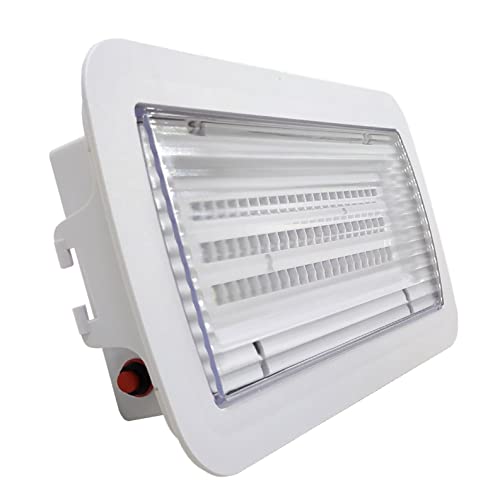 Luz de Emergencia LED Estanca 8W. IP65. Empotrar/Superficie. 450 Lumenes, 2 Horas de Autonomía. Para exteriores, Impermeable, resistente al agua.