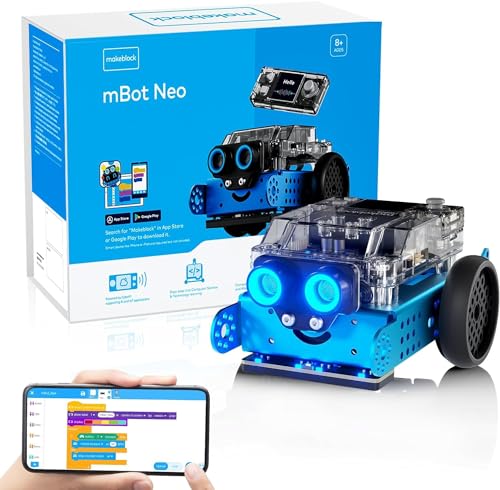 Makeblock mBot2 Robot de Codificación para Niños Compatible con Programación de Scratch y Python, Soporte WiFi, IoT, Tecnología AI, Juguete Stem