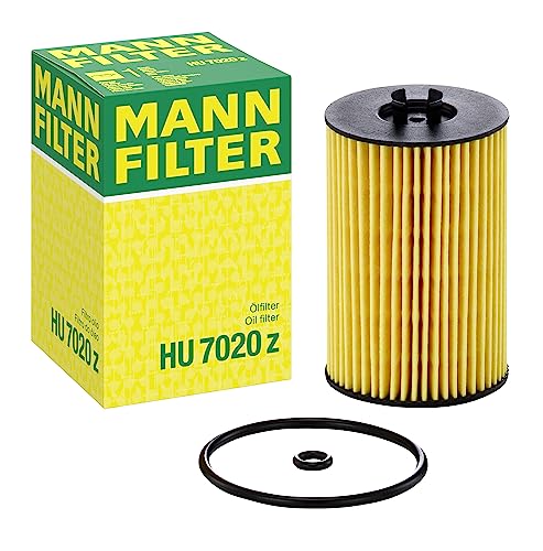 MANN-FILTER Filtro de aceite HU 7020/z - Juego de filtros de aceite con junta/juego de juntas – Para automóviles