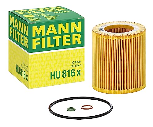 MANN-FILTER HU 816 X Filtro de aceite – Set de filtro de aceite juego de juntas Para automóviles