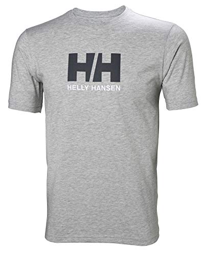 Mens Helly Hansen HH Logo T-Shirt, Gris Melange, 2XL