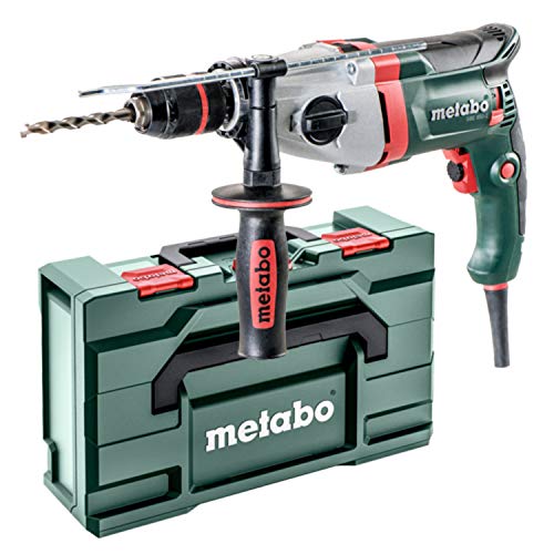 metabo 600782500 - Taladro percutor SBE 850-2 (portabrocas Futuro Plus) 850W con maletín, 490 W, 240 V, Verde