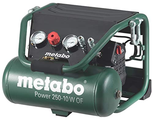 Metabo Power 250-10 W OF - Compresor 2 CV 10 litros sin aceite, especial construcción